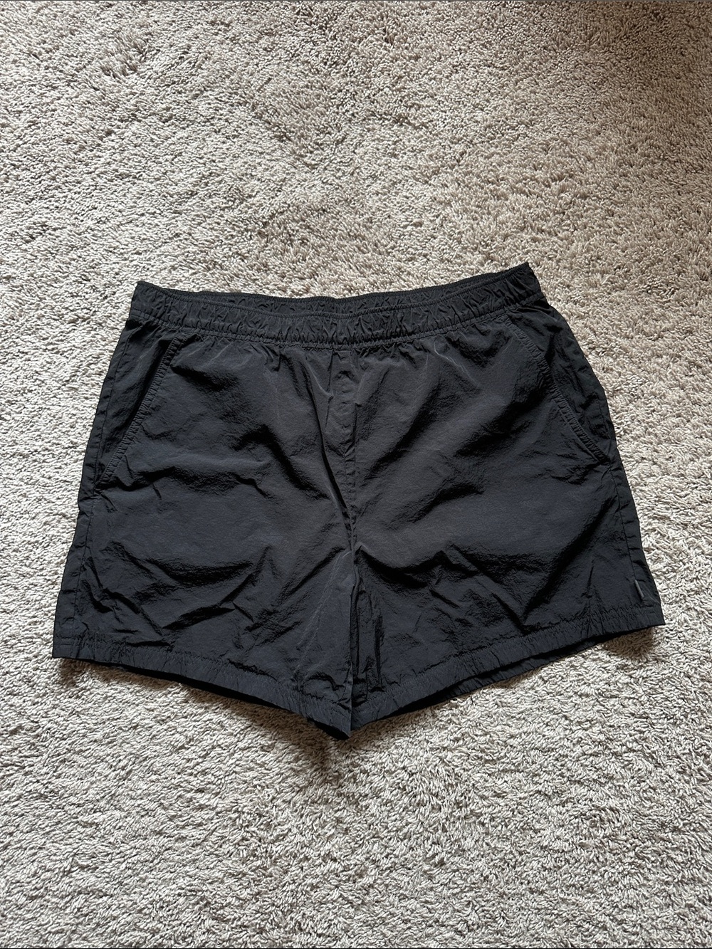 TNA Black Casual Elastic Waist Shorts